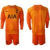 Oficiální Fotbalový Dres Brankářské s Dlouhý Rukáv Tottenham Hotspur Orange 2022-23 pro Děti